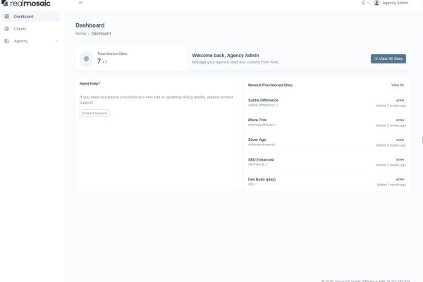 Agency fleet overview