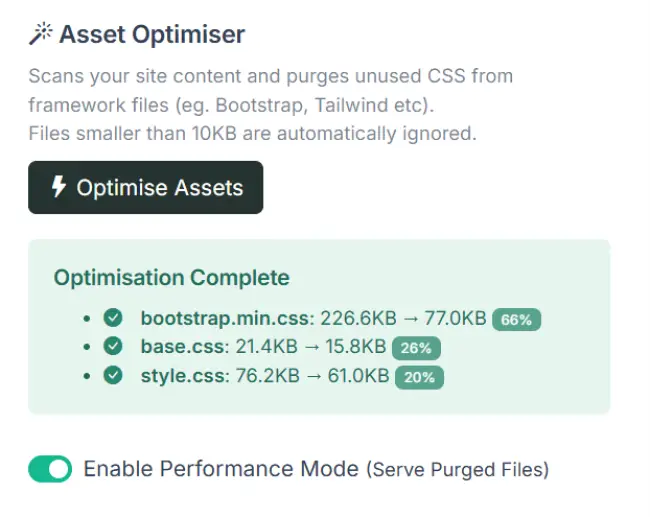Asset Optimiser
